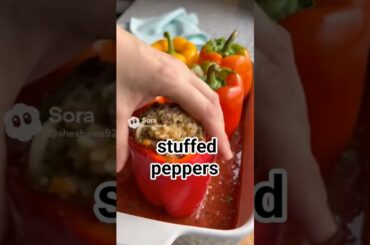 Recipe for  stuffed  peppers #food #recipes