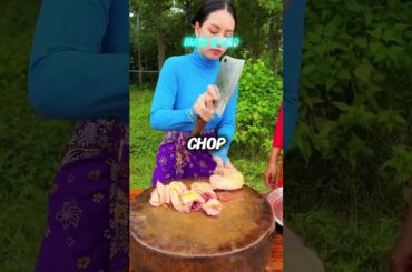 Crispy Chicken & Bell Pepper Stir Fry| #food #chickendishes #shorts