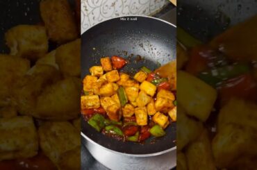 Bhog 44 | Without onion garlic chilli paneer #harekrishnabhog #recipe #shorts #harekrishna #food
