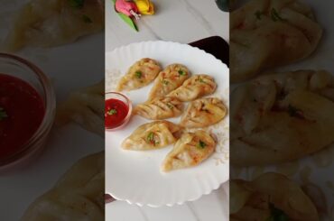 Veg Momos Recipe | Street Style Momos #shorts #recipe