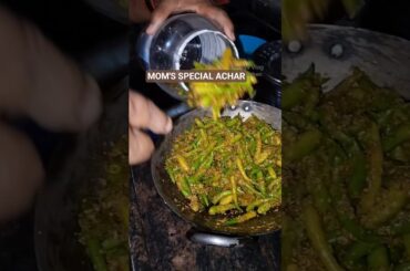 Homemade green chilli achar/ traditional pickle recipe/mom’s special pickle /achar for roti dal rice