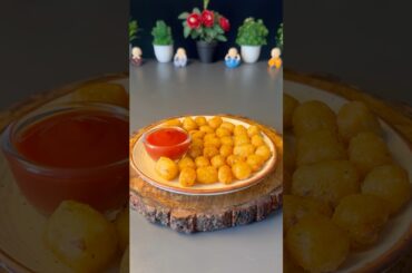 Crispy potato suji bites recipe #shorts #recipe #crispy #suji