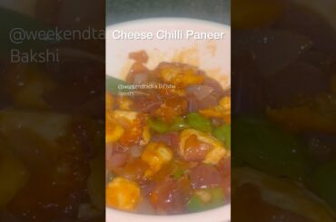 Cheese Chilli Panner | Street Style Cheese Paneer Recipe #food #ytshorts #viral #foodlover #reel
