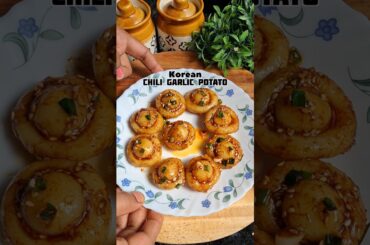 #korean chili garlic potato #shorts #noodles #potato #chili #asmr #asmreating #asmrsounds #cooking