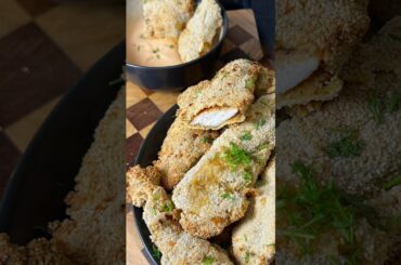 Maple Crunch Chicken Strips 🍗 #shorts