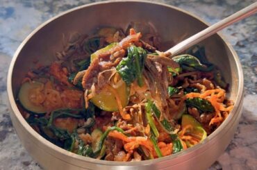 Korean Bibimbap ASMR ㅣ Homemade Mixed Rice Bowl