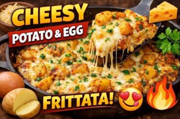 This Cheesy Potato Egg Frittata Will Blow Your Mind!