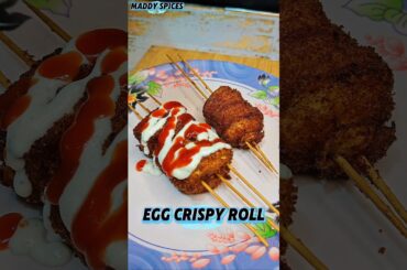 “Full Crispy Egg Roll 🤤 | Street Food Shorts” #shortsfeed #eggroll #easyrecipe #indianfood #foodie