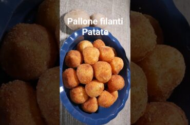 Palline filanti patate #polpette #patate #mozzarella #ricette #foodblogger #food #shorts #short