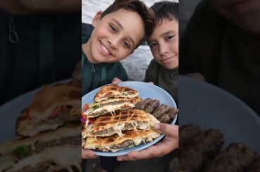 Kofta Sandwich with Melted Cheese #foodandmemories #food