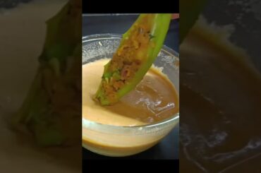 Mirchi Bajji 🌶️ | Street Style Mirchi Pakora | #shorts