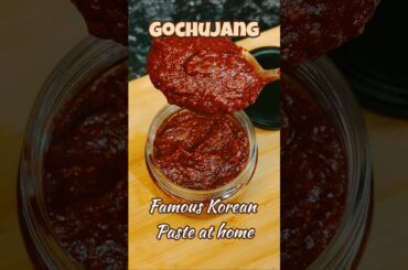 Homemade Gochujang Paste |🌶️ | Korean Red Chilli Paste at Home | Fmaous Korean Paste #shorts