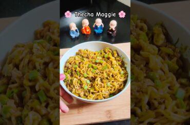 Thecha Vaali Maggie🌶️🌱 #shorts #maggi #maharastrianfood #viral #maggie #snacksrecipe #snackideas