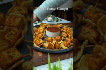 This Paneer Snack Will Blow Your Mind 🤯 | Garlic Paneer Butterfly #shorts