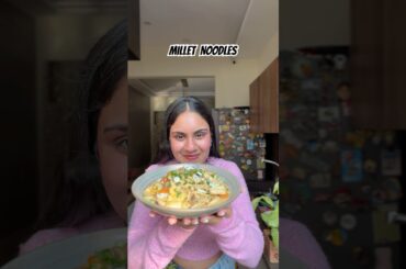 Millet noodles 🍜  Check description for recipe 🔗