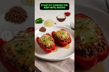High-Protein Stuffed Bell Peppers (Easy Meal Prep Dinner!)