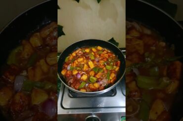 पनीर Chili Recipe 😋😋#shorts #ytshorts #paneerchili #preetisahu