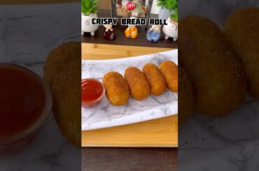 Crispy Bread Roll #shorts #recipe #bread #potato #trending #viral #shortsfeed #snacks #cooking #food