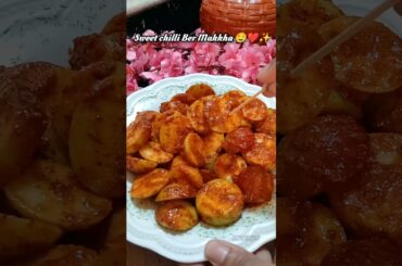 Sweet chilli Ber Makkha (Jujube)🤤❤️✨#jujubee #food #fruit #viral #shorts #cooking #tasty #kulmakha