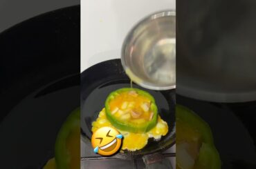 Amazing Sausage Bell Peppers Omelette 🍳🌭🫑#shorts #shortsfeed #omelette #italy #eggloversonly