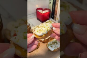 Whipped Ricotta Baguette Appetizer | Easy Crostini Recipe