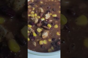 Pork Chili made at the Office