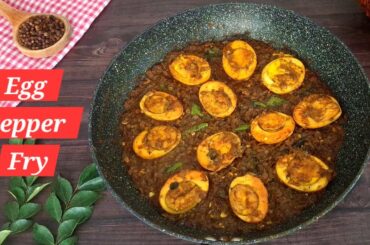 Spicy Egg Pepper Fry | Pepper Egg Masala | Anda Masala Recipe