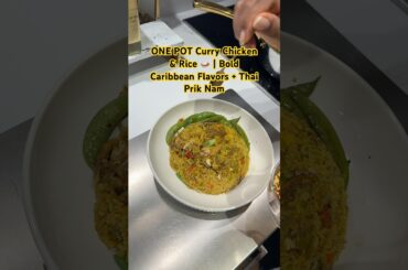 ONE POT Curry Chicken & Rice 🍛 | Bold Caribbean Flavors + Thai Prik Nam Pla