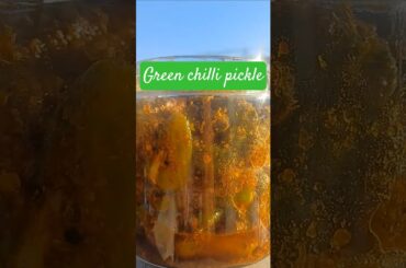 Green chilli pickle🔥#shorts#shortsfeed#yts#trending#viralvideo#recipe