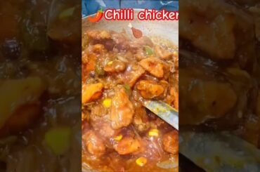 🌶️chilli chicken 🍗❤️👌#highlights #youtubeshorts #recipe #food