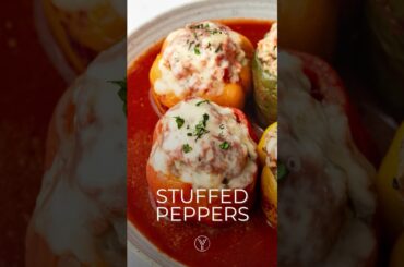 Easy Stuffed Peppers 🌶️ | Healthy & Flavor-Packed Dinner Recipe