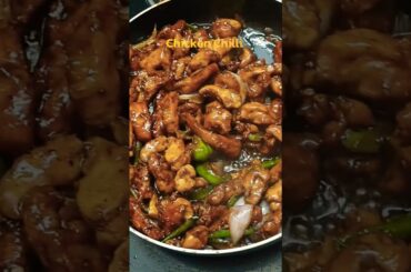 chilli chicken recipe #shorts #chilichicken #chicken