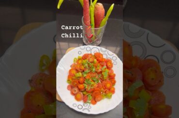 "Spicy Carrot-Chilli Sauté in 37 Seconds!") | carrot chilli recipe #ytshorts #youtubeshort