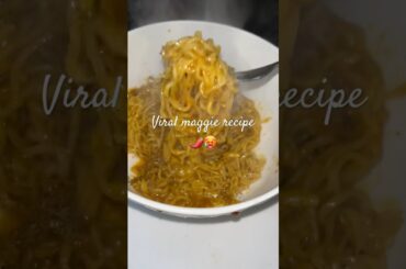 Viral chili garlic maggie recipe #food #recipe #ytshorts #maggie