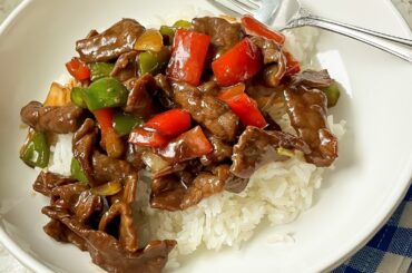 Easy Pepper Steak Recipe | Better Than Takeout!