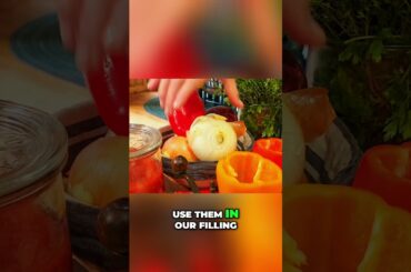 Healthy Bell Pepper Stuffed with Cauliflower Rice!