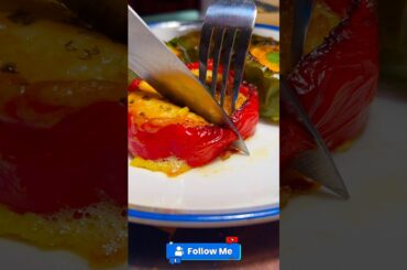 How to Make the Perfect Stuffed Bell Pepper Omelets (10 Minute Recipe)
