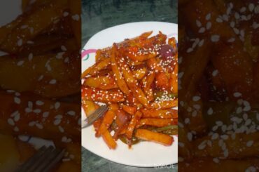 Chili Potato Recipe | Crispy Restaurant Style Chili Potatoes Recipe