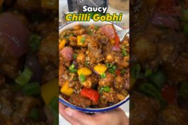 Restaurant Style Saucy Chilli Gobhi with Chinese Favour #chilligobi #chinesefood #saucy