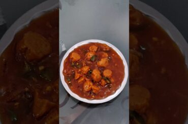 Soya Chilli Recipe | Restaurant Style Chilli Soya at Home #food #viral #fyp #recipe #explore