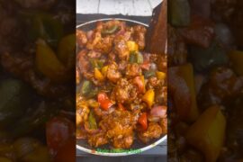 Chicken chilli recipe 🍗🌶️ ASMR #shorts