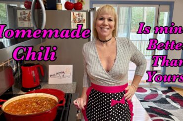 Cooking Homemade Chili @Becki-licious