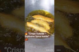 🔥 Spicy Lanka Chapa Recipe | Street Style Chili Fry 🌶️ #Shorts#youtubeshorts