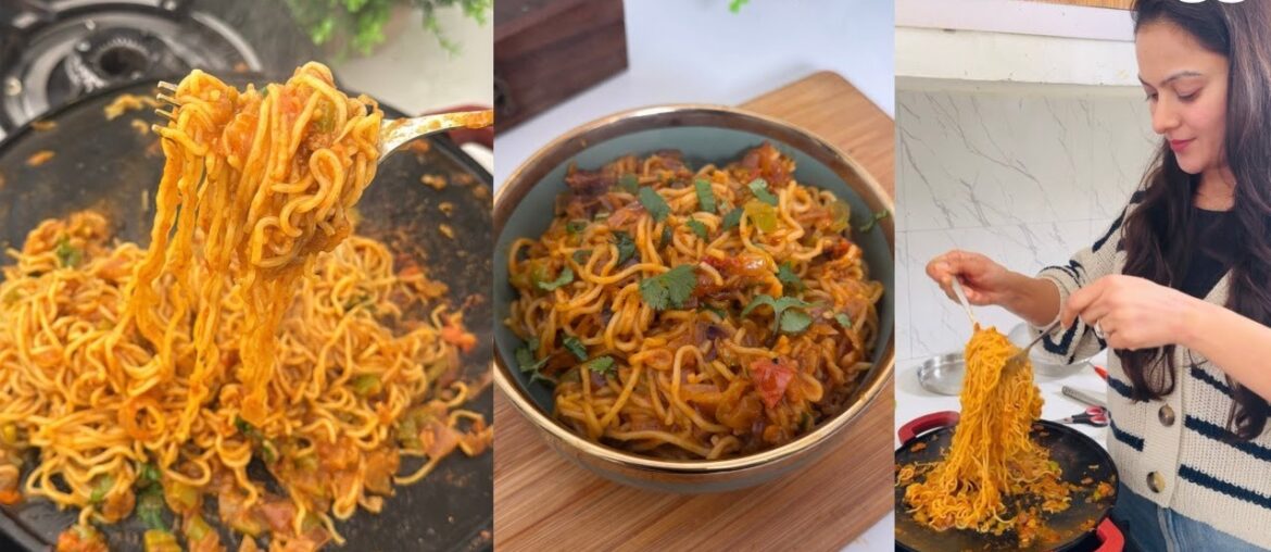Chilli Garlic Tawa Maggi | Maggi पसंद है पर अभी तक ऐसे नहीं बनायीं तो क्या ही कर रहे हो