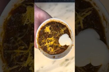 Smoked Chili!🔥#grill #chili #cooking #recipe #shorts i