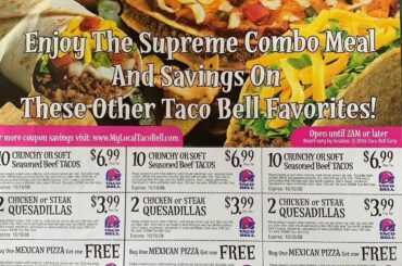 Taco Bell Coupons From 2006