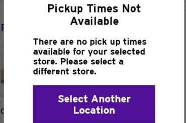 Why does this keep happening at my TB during breakfast? Is this an android issue? It also lists "mobile pickup lane" as an option for this location, but they don't have one.