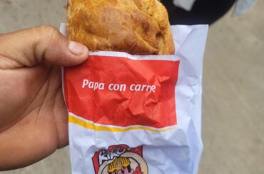 Papa con carne paste in actopan hgo kikos pastes