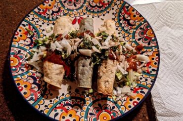 Beef kofta inspired taquitos