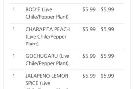 Just placed my order for live plants!